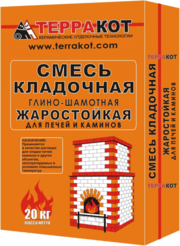 СМЕСЬ КЛАДОЧНАЯ ГЛИНО-ШАМОТНАЯ ЖАРОСТОЙКАЯ