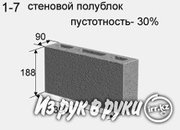 пескоблок скц рваный камень накрывочный элемент цемент бордюр